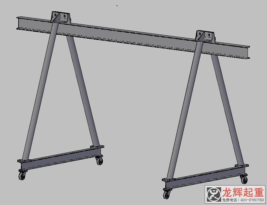 ԪؙCT finite elements analysis of simple crane frame