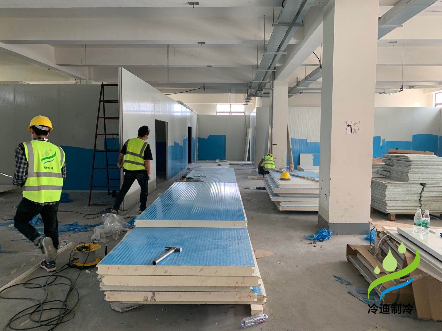 松江1117.2m3朵熙電商低溫食品冷庫建造